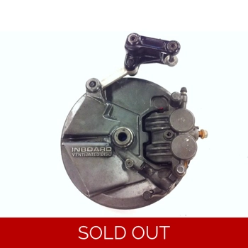 1983 Honda CBX550 Front Left Brake Caliper & Hub Cover